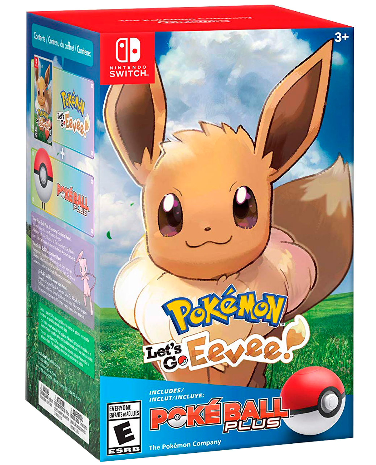 Pokémon Let's Go Eevee + Pokéball Plus